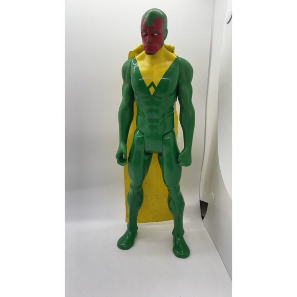 Vision with Cape 12" Titan Hero Series Action Figure 2014 Hasbro The Avengers - Picture 1 of 5